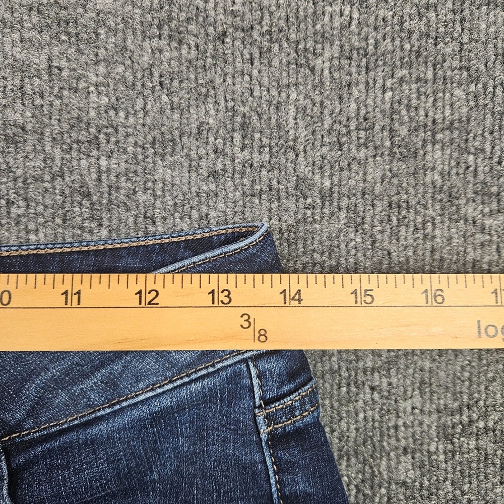 Silver Suki Slim Boot Jeans Women's 27 Mid Rise Dark Wash‎ Denim Stretch Casual - Picture 3 of 10